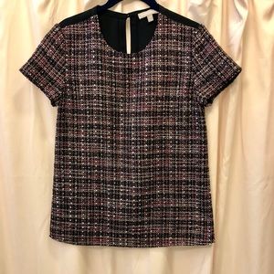 Banana Republic tweed blouse